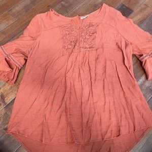 est. 1946 Burnt Orange Blouse, size large